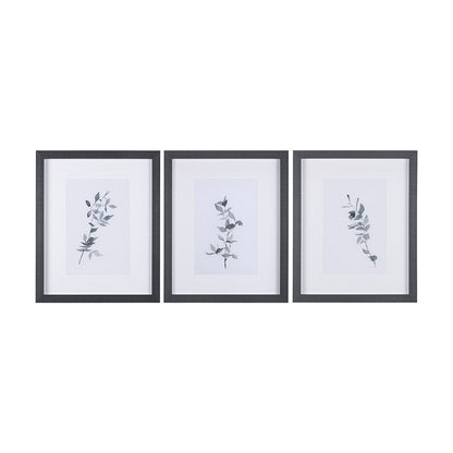 Mercana - Leaf Shadow III by Mercana Studio a Hand Embellished Textured Framed Art Print Matted under Glass - 14208 view 8