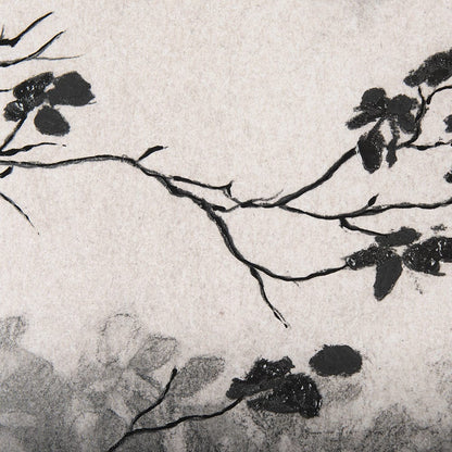 Mercana - Leafy Shade I by Mercana Studio a Hand Embellished Textured Framed Art Print Matted under Glass - 14873 view 7