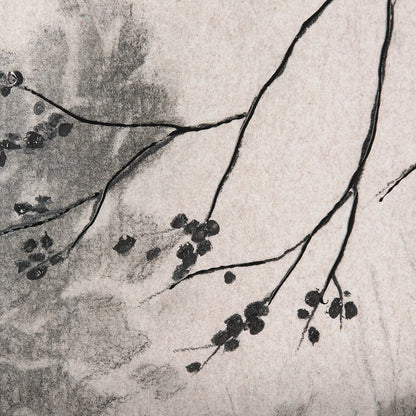 Mercana - Leafy Shade II by Mercana Studio a Hand Embellished Textured Framed Art Print Matted under Glass - 14874 view 7