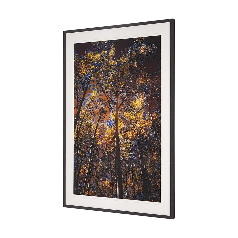 Mercana - Leafy Shelter by Bobbie Goodrich a Hand Embellished Framed Art Print Matted under Glass - 15554 view 2