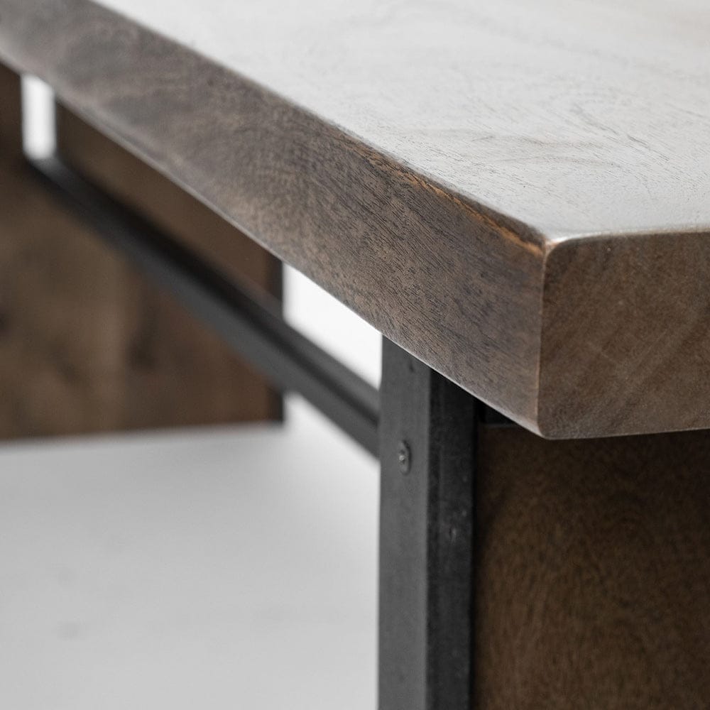 Mercana - Ledger I 70L x 17W Brown Live-Edge Wooden Dining Bench - 68242 view 6