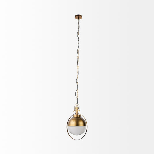 Mercana - Leighton I 15x20 Gold Toned Metal Spherical Pendant Light - 65281_CLOSEOUT view 2