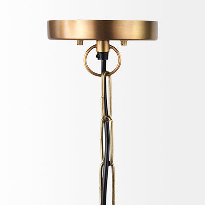 Mercana - Leighton I 15x20 Gold Toned Metal Spherical Pendant Light - 65281_CLOSEOUT view 3