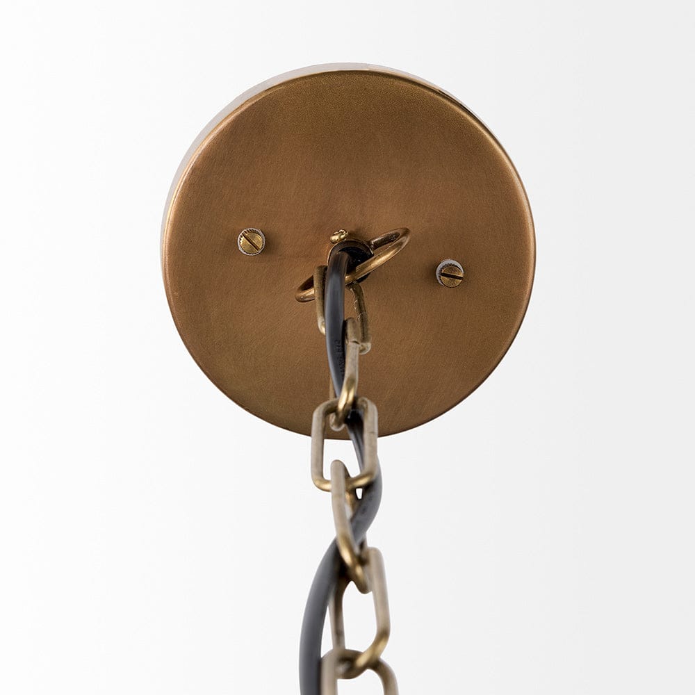 Mercana - Leighton I 15x20 Gold Toned Metal Spherical Pendant Light - 65281_CLOSEOUT view 4