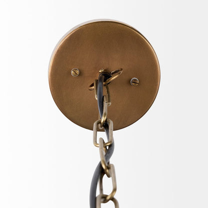 Mercana - Leighton I 15x20 Gold Toned Metal Spherical Pendant Light - 65281_CLOSEOUT view 4