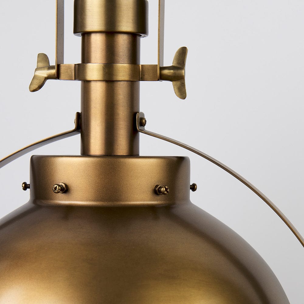 Mercana - Leighton I 15x20 Gold Toned Metal Spherical Pendant Light - 65281_CLOSEOUT view 6