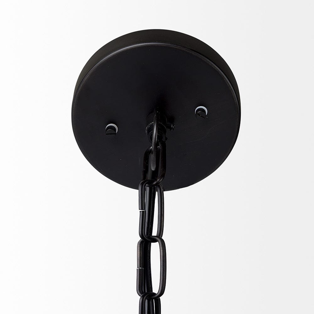 Mercana - Leighton II 15x20 Black Metal Spherical Pendant Light - 65463 view 3