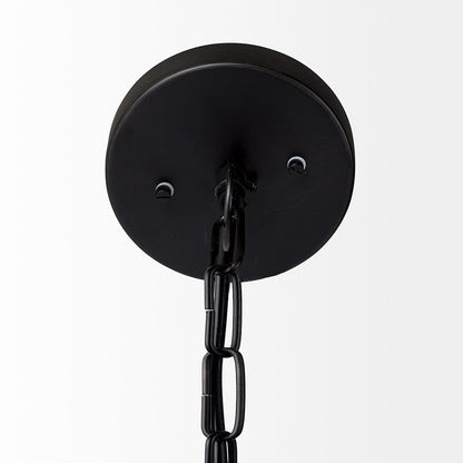 Mercana - Leighton II 15x20 Black Metal Spherical Pendant Light - 65463 view 3