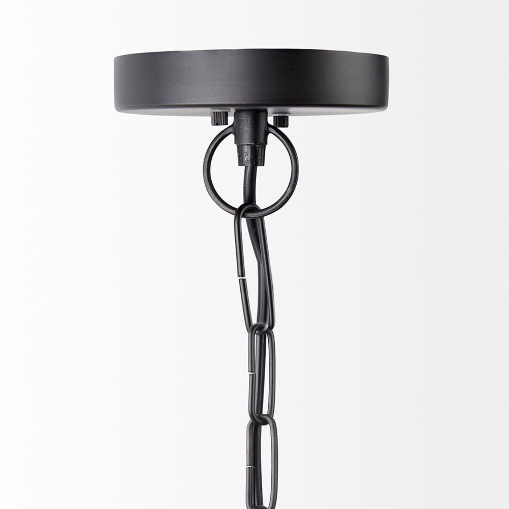 Mercana - Leighton II 15x20 Black Metal Spherical Pendant Light - 65463 view 5