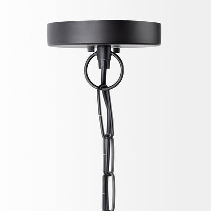 Mercana - Leighton II 15x20 Black Metal Spherical Pendant Light - 65463 view 5