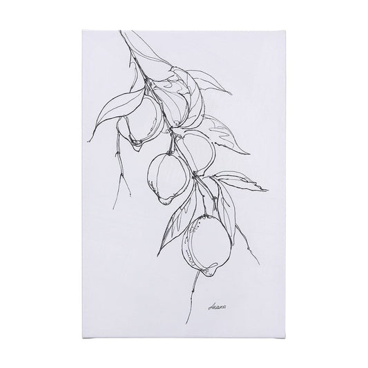 Mercana - Lemon Branch I by Mercana Studio a Hand Embellished Textured Canvas - 102230-L view 1