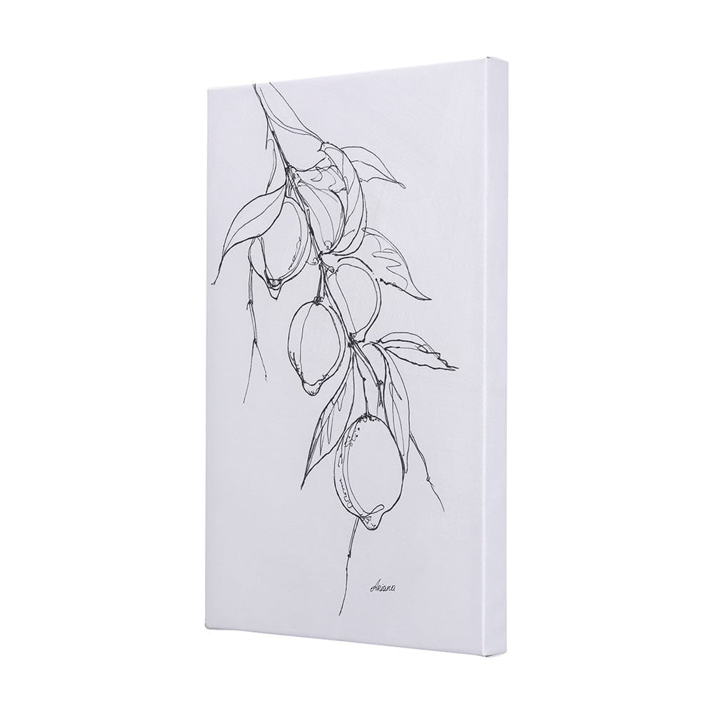 Mercana - Lemon Branch I by Mercana Studio a Hand Embellished Textured Canvas - 102230-L view 2