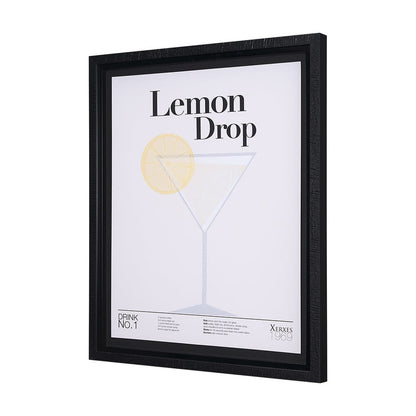 Mercana - Lemon Drop by Mercana Studio a Hand Embellished Textured Framed Art Print Matted under Glass - 15386 view 2