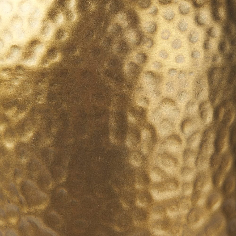 Mercana - Leo 18.0L x 18.0W x 31.0H Gold Hammered W/White Fabric Shade Table Lamp - 70055 view 6