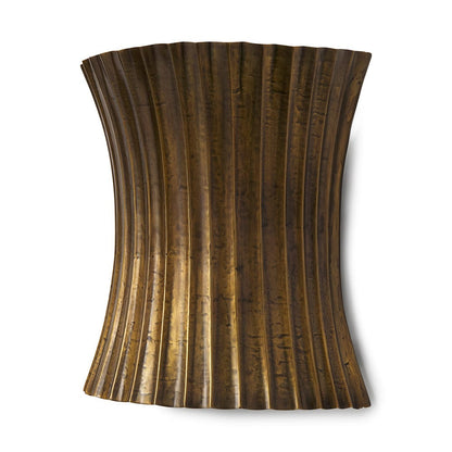 Mercana - Letitia 10.5L x 5.5W x 11.0H Gold Hammered Metal Fan Wall Sconce - 68777_CLOSEOUT view 1