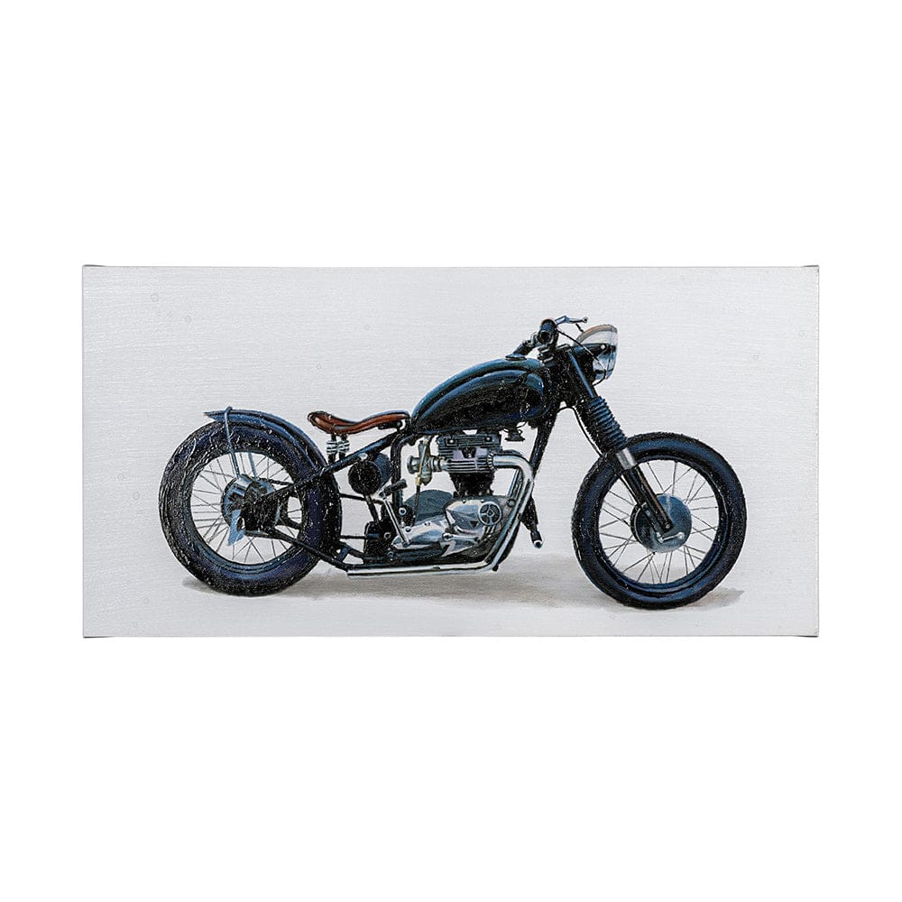 Mercana - Lets Roll I White by James Wiens a Hand Embellished Textured Canvas - 101733-L view 1