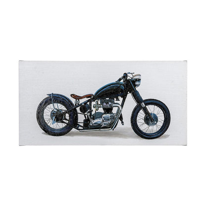 Mercana - Lets Roll I White by James Wiens a Hand Embellished Textured Canvas - 101733-L view 1