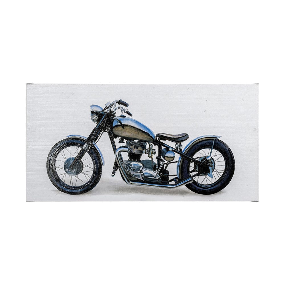 Mercana - Lets Roll II White by James Wiens a Hand Embellished Textured Canvas - 101734-L view 1