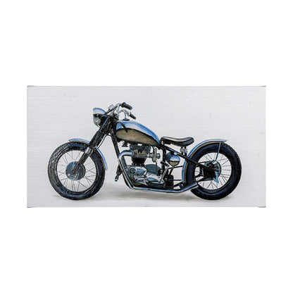 Mercana - Lets Roll II White by James Wiens a Hand Embellished Textured Canvas - 101734-L view 1