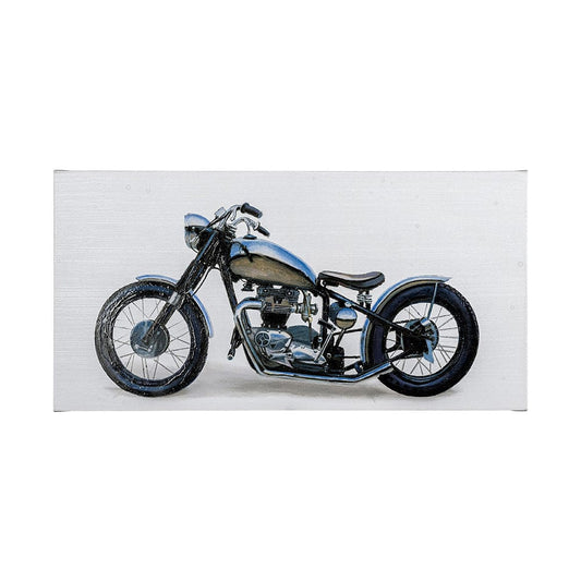 Mercana - Lets Roll II White by James Wiens a Hand Embellished Textured Canvas - 101734-L view 1