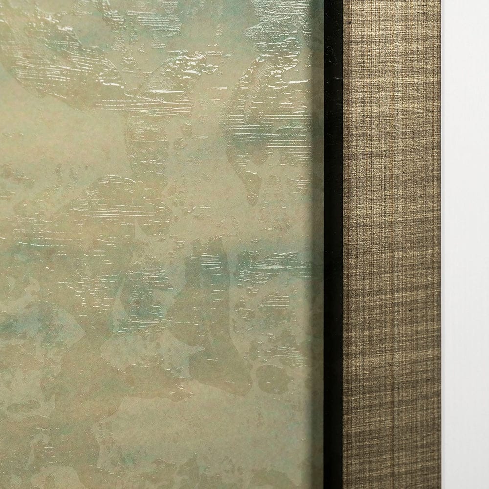 Mercana - Lido by Alicia Bock a Hand Embellished Textured Framed Art Print Matted under Glass - 13320 view 2