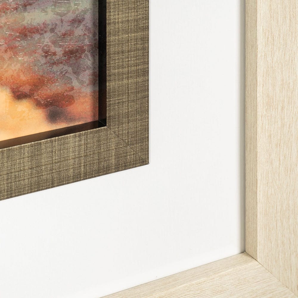 Mercana - Lido by Alicia Bock a Hand Embellished Textured Framed Art Print Matted under Glass - 13320 view 7