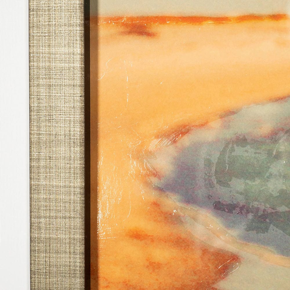 Mercana - Lido by Alicia Bock a Hand Embellished Textured Framed Art Print Matted under Glass - 13320 view 8