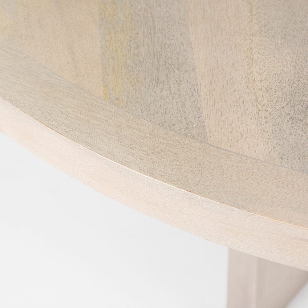 Mercana - Liesl 54.L x 54.0W x 30.0H Barely Gray Finished Wood W/ Circular Top Dining Table - 69184 view 5