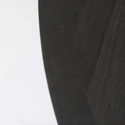 Mercana - Liesl 54.L x 54.0W x 30.0H Black Wood W/ Circular Top Dining Table - 69185 view 6