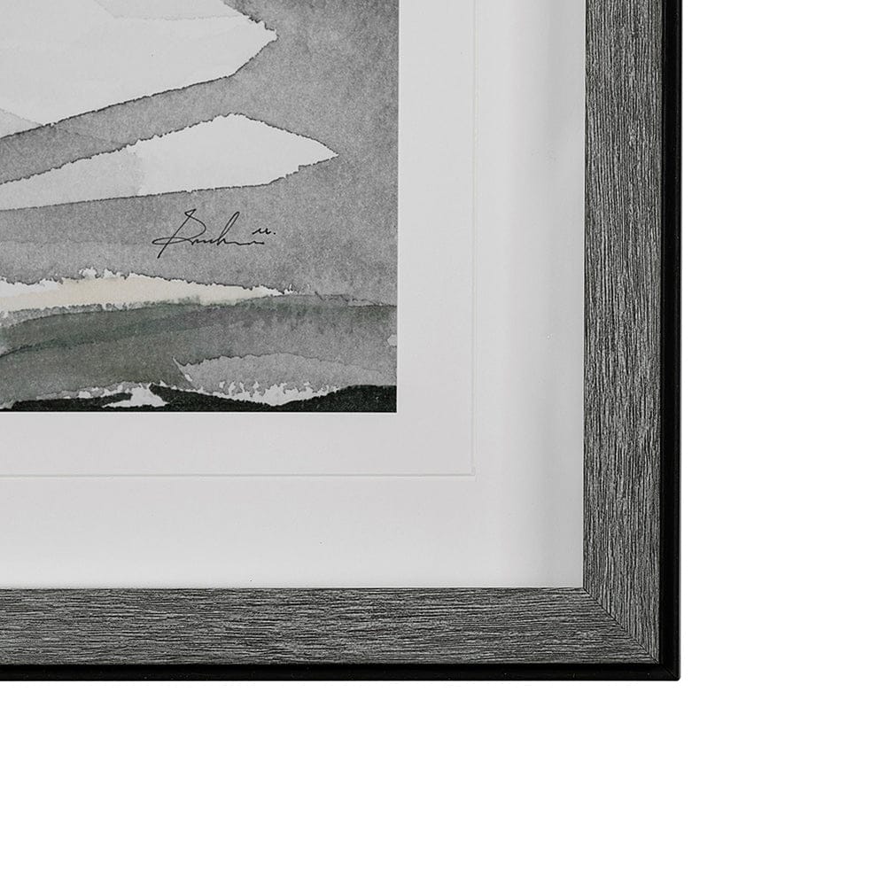 Mercana - Life in North I by Melody Ducharme a Hand Embellished Textured Framed Art Print Matted under Glass - 13548 view 3