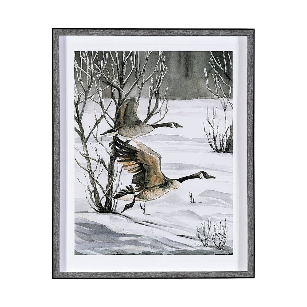 Mercana - Life in North II by Melody Ducharme a Hand Embellished Textured Framed Art Print Matted under Glass - 13549 view 1