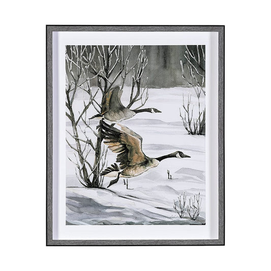 Mercana - Life in North II by Melody Ducharme a Hand Embellished Textured Framed Art Print Matted under Glass - 13549 view 1