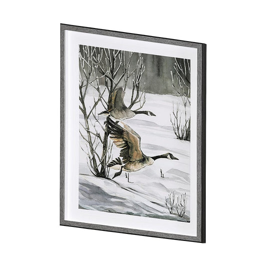 Mercana - Life in North II by Melody Ducharme a Hand Embellished Textured Framed Art Print Matted under Glass - 13549 view 2