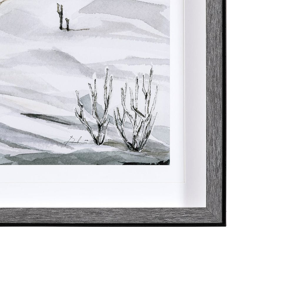 Mercana - Life in North II by Melody Ducharme a Hand Embellished Textured Framed Art Print Matted under Glass - 13549 view 3