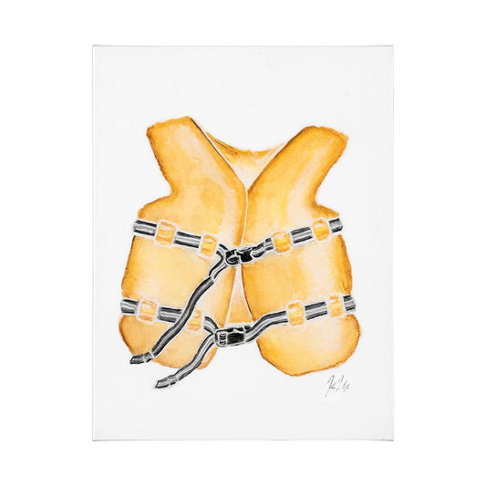 Mercana - Lifejacket I by Mercana Studio a Hand Embellished Textured Canvas - 101710-L view 1