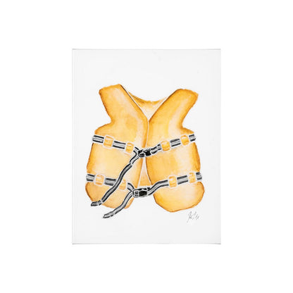 Mercana - Lifejacket I by Mercana Studio a Hand Embellished Textured Canvas - 101710-S view 1