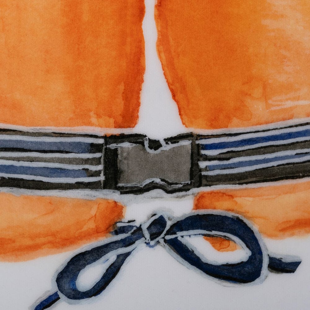 Mercana - Lifejacket II by Mercana Studio a Hand Embellished Textured Canvas - 101711-L view 4
