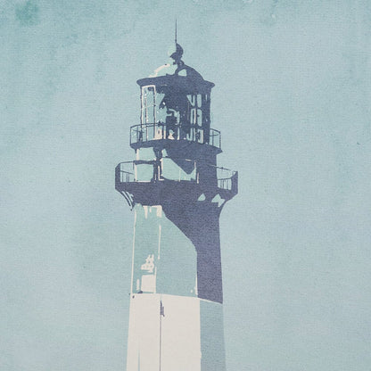 Mercana - Lighthouse III-Peggy's Cove by Mercana Studio a Hand Embellished Framed Art Print Matted under Glass - 15759 view 7