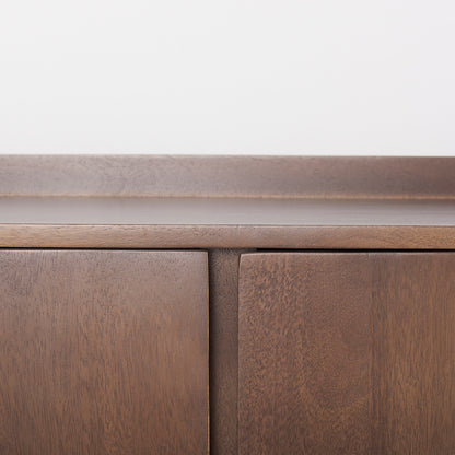 Mercana - Lillie Medium Brown Wood 4 Door Tray Top Sideboard - 69943 view 7