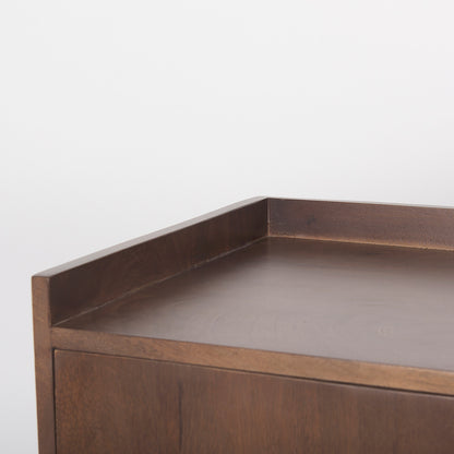 Mercana - Lillie Medium Brown Wood 4 Door Tray Top Sideboard - 69943 view 8