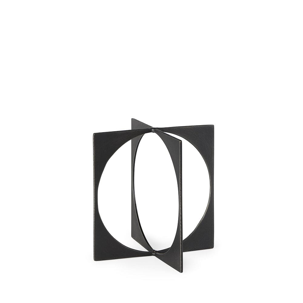 Mercana - Lima Gunmetal Gray Metal Small Decorative Object - 69249_CLOSEOUT view 1