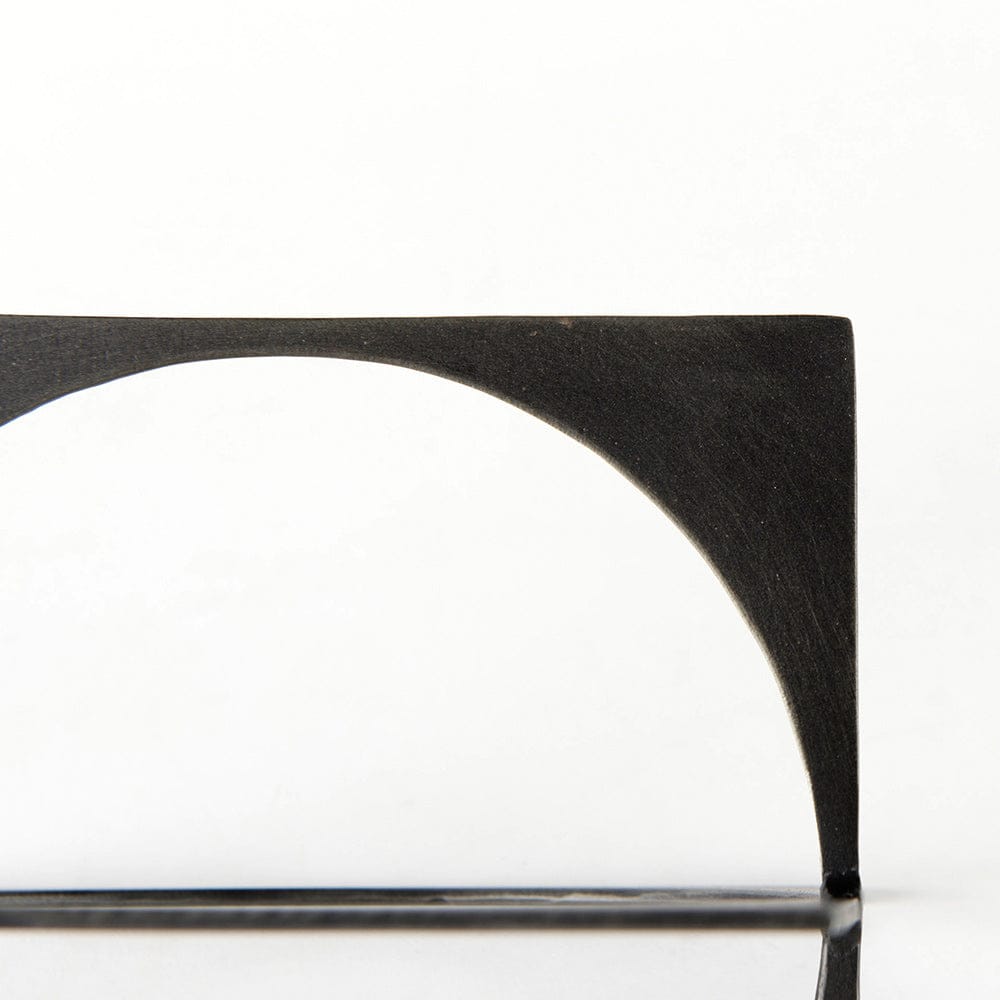 Mercana - Lima Gunmetal Gray Metal Small Decorative Object - 69249_CLOSEOUT view 4