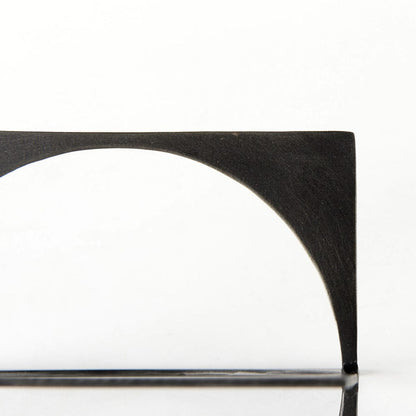 Mercana - Lima Gunmetal Gray Metal Small Decorative Object - 69249_CLOSEOUT view 4