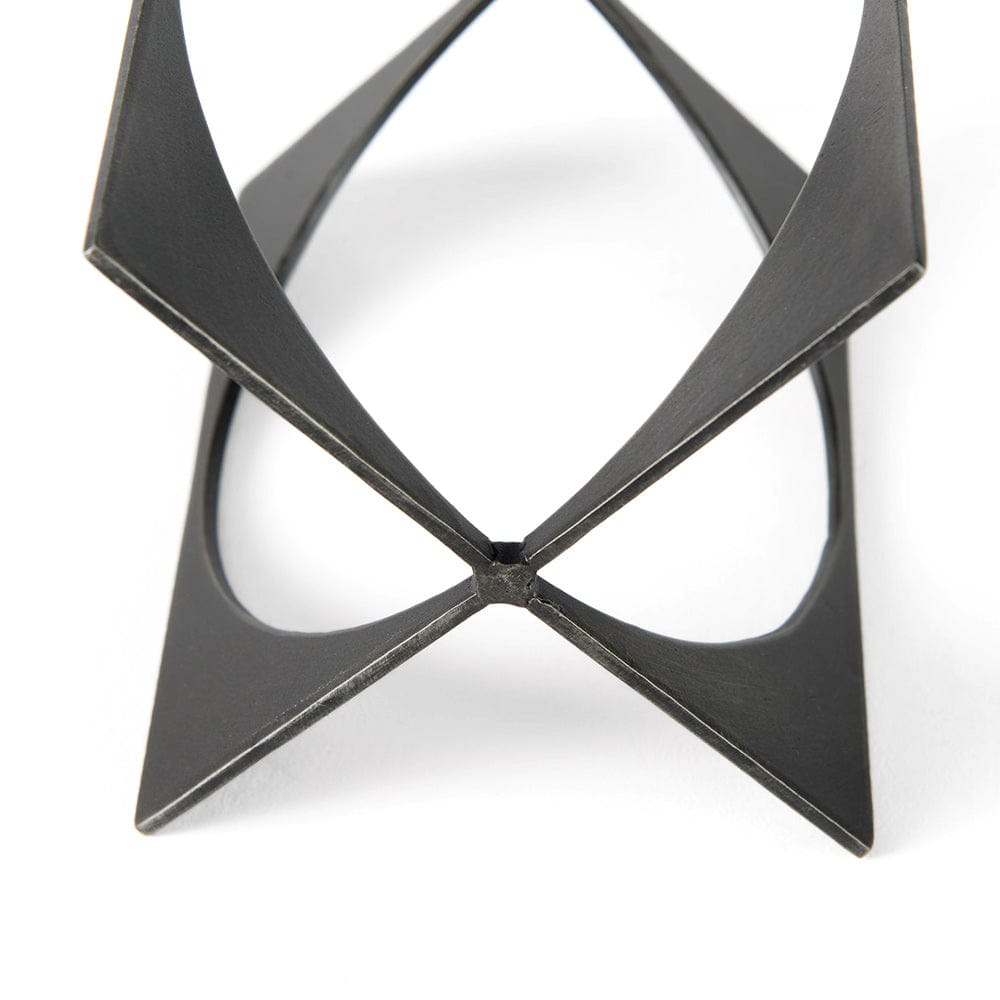 Mercana - Lima Gunmetal Gray Metal Small Decorative Object - 69249_CLOSEOUT view 5