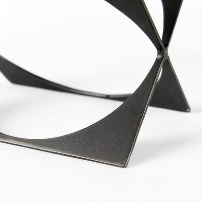 Mercana - Lima Gunmetal Gray Metal Small Decorative Object - 69249_CLOSEOUT view 6