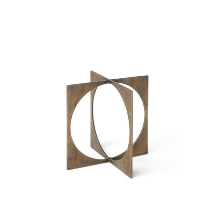 Mercana - Lima I Small 6L x 6W Gold Geometric Decorative Object - 68661 view 1