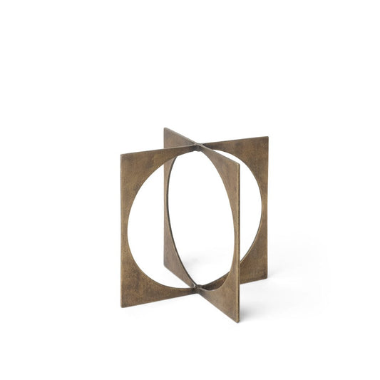 Mercana - Lima I Small 6L x 6W Gold Geometric Decorative Object - 68661 view 1