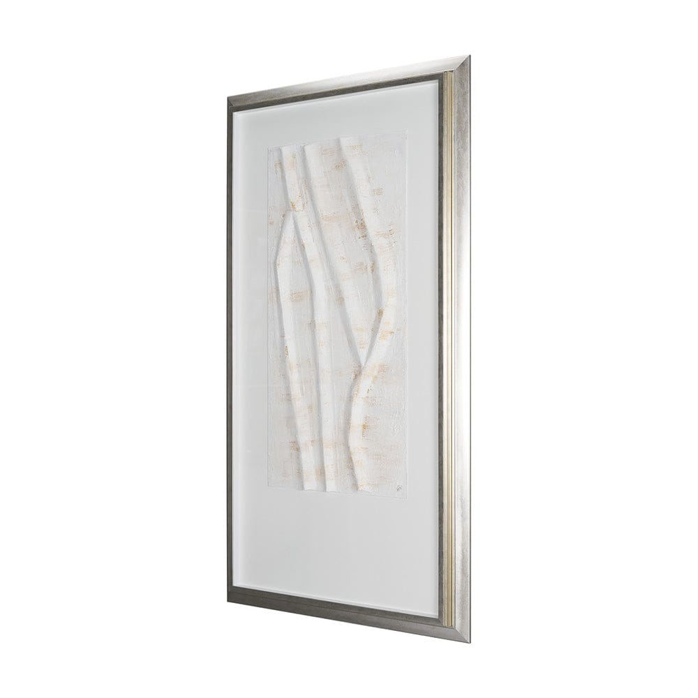 Mercana - Lime Washed Branches I by Studio M a handmade Original Framed Artwork under Glass - 15110 view 2