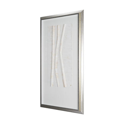 Mercana - Lime Washed Branches II by Studio M a handmade Original Framed Artwork under Glass - 15111 view 2
