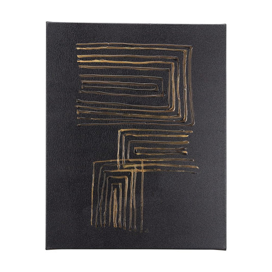 Mercana - Lines I by Mercana Studio a Hand Embellished Textured Canvas - 102141-L view 1